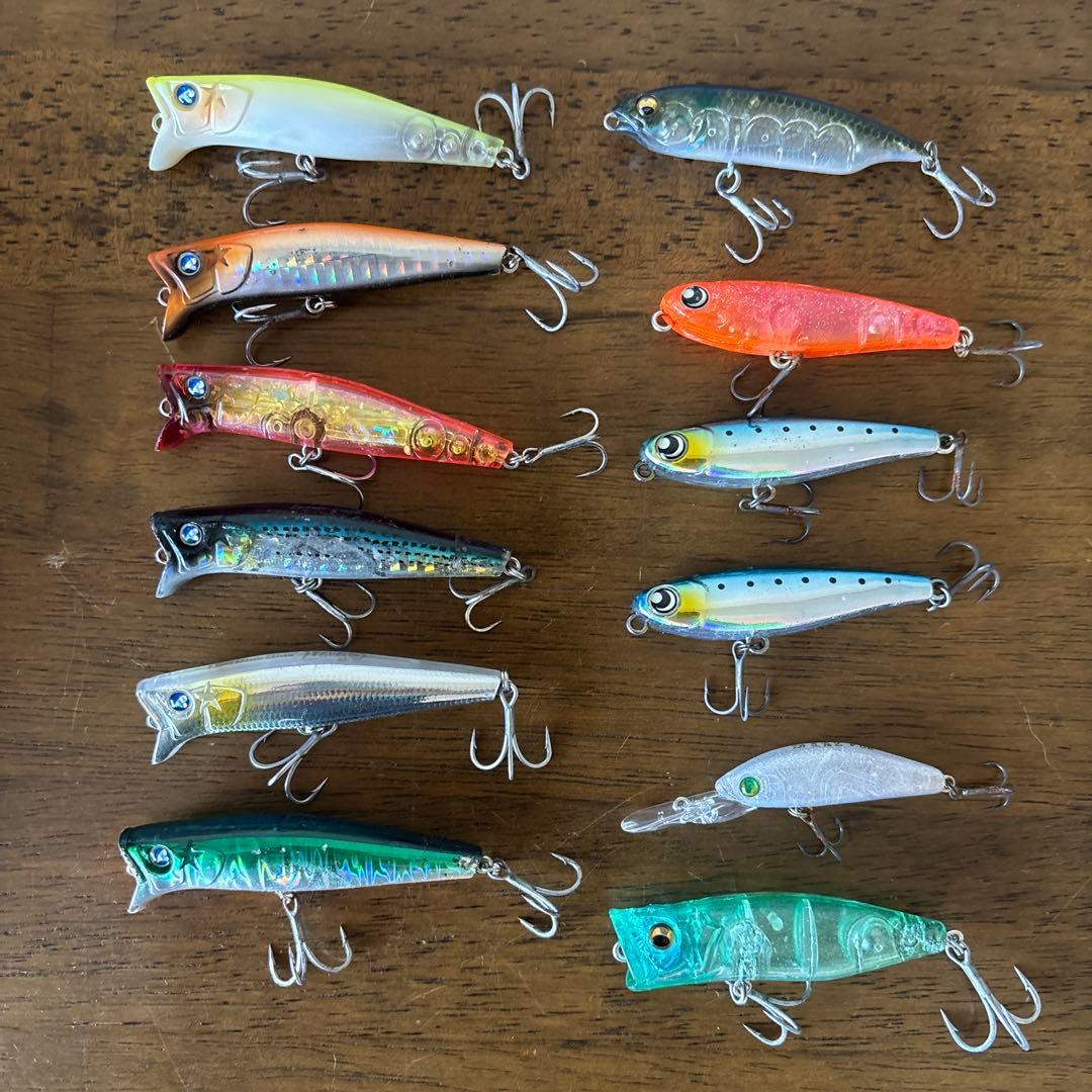 チニングルアーセット ガボッツ カラシSW 夕凪 ポッピングダック 夜霧Z