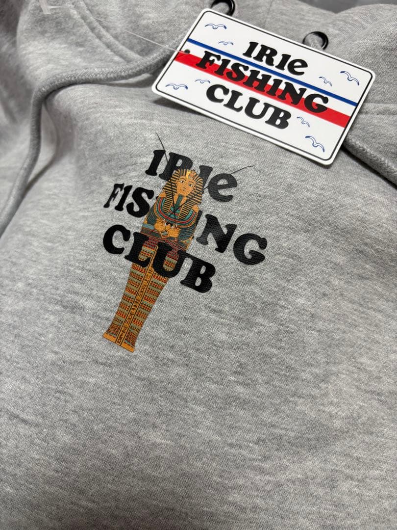 IRIE FISHING CLUB エジプト スウェットパーカー XL グレー