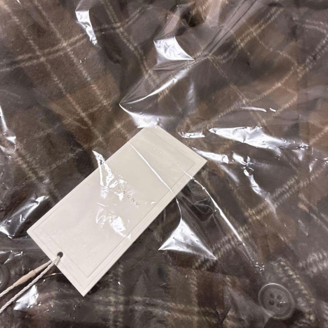 Donna knit tops check mini pants セット