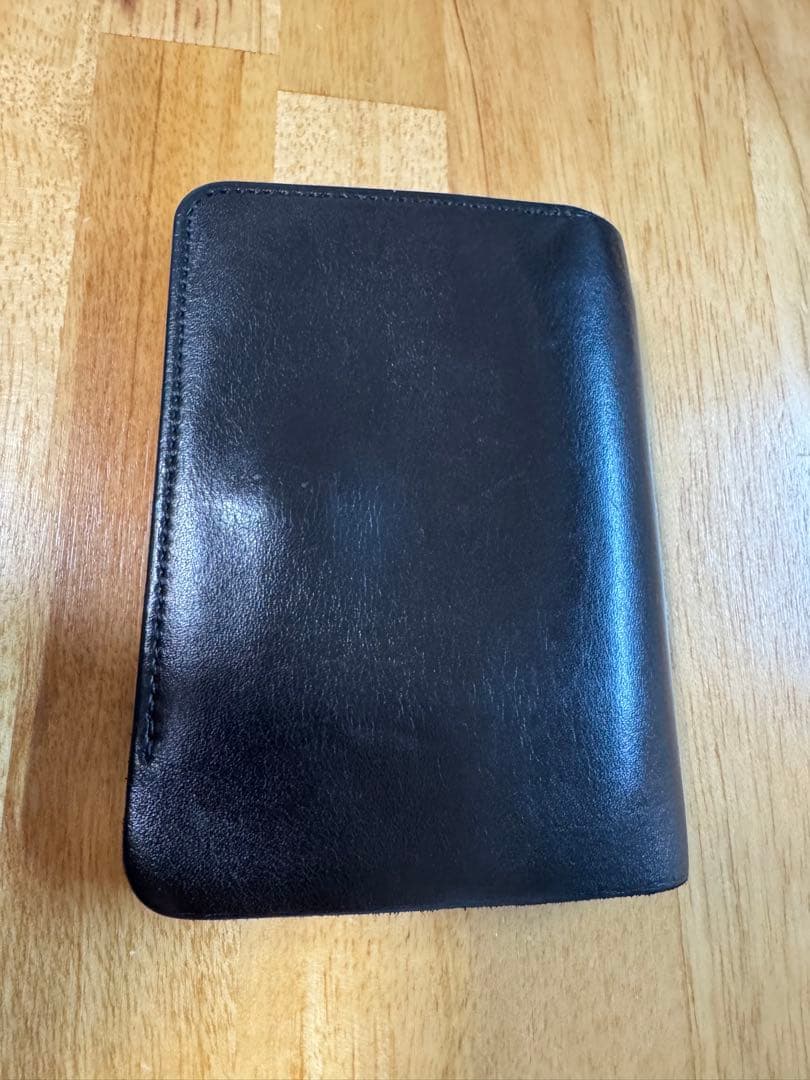 週末セール！forme Short wallet Baby calf Black