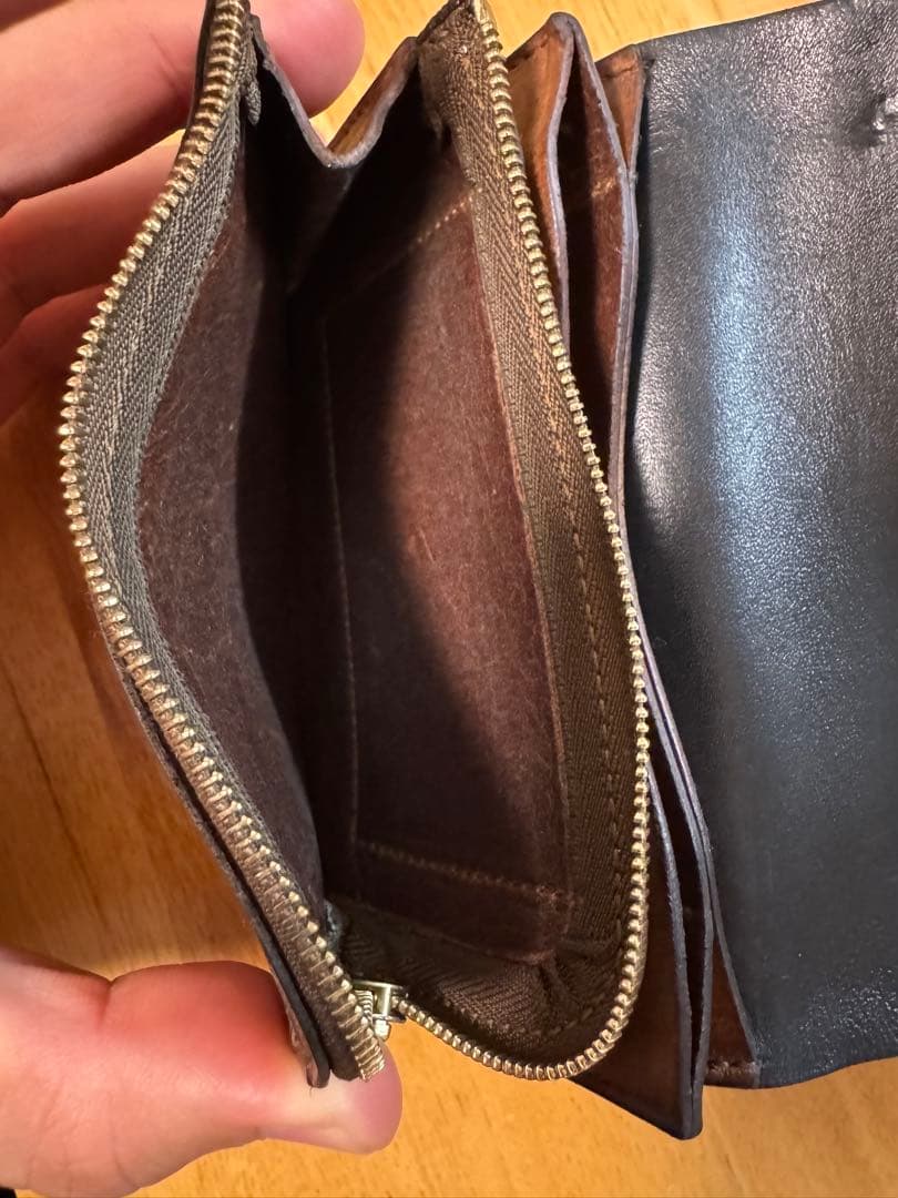 週末セール！forme Short wallet Baby calf Black