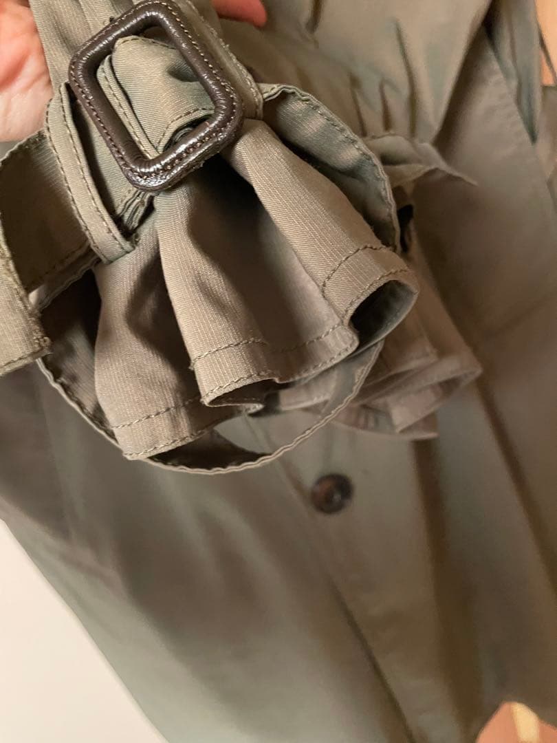 バブアー　コートトレンチ　玉虫色カーキ麻布テーラー　Barbour サイズ36