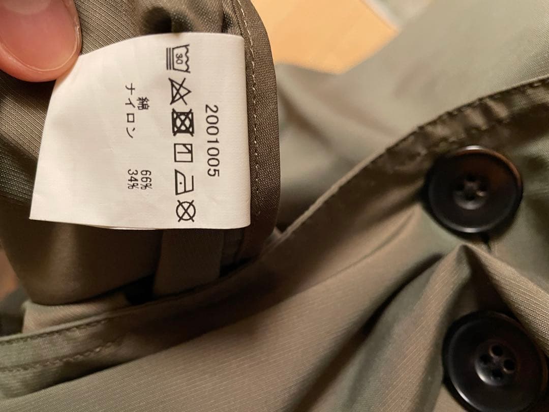 バブアー　コートトレンチ　玉虫色カーキ麻布テーラー　Barbour サイズ36