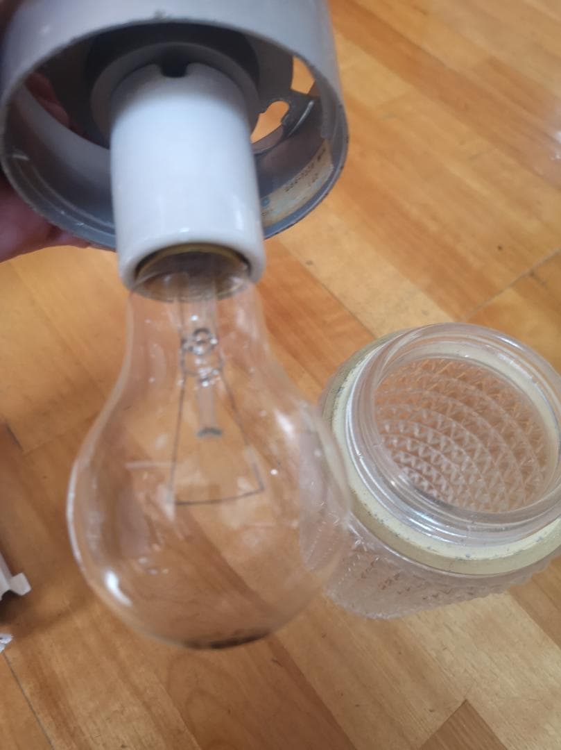 美品 天井灯 ポーチライト ビンテージ ガラス製