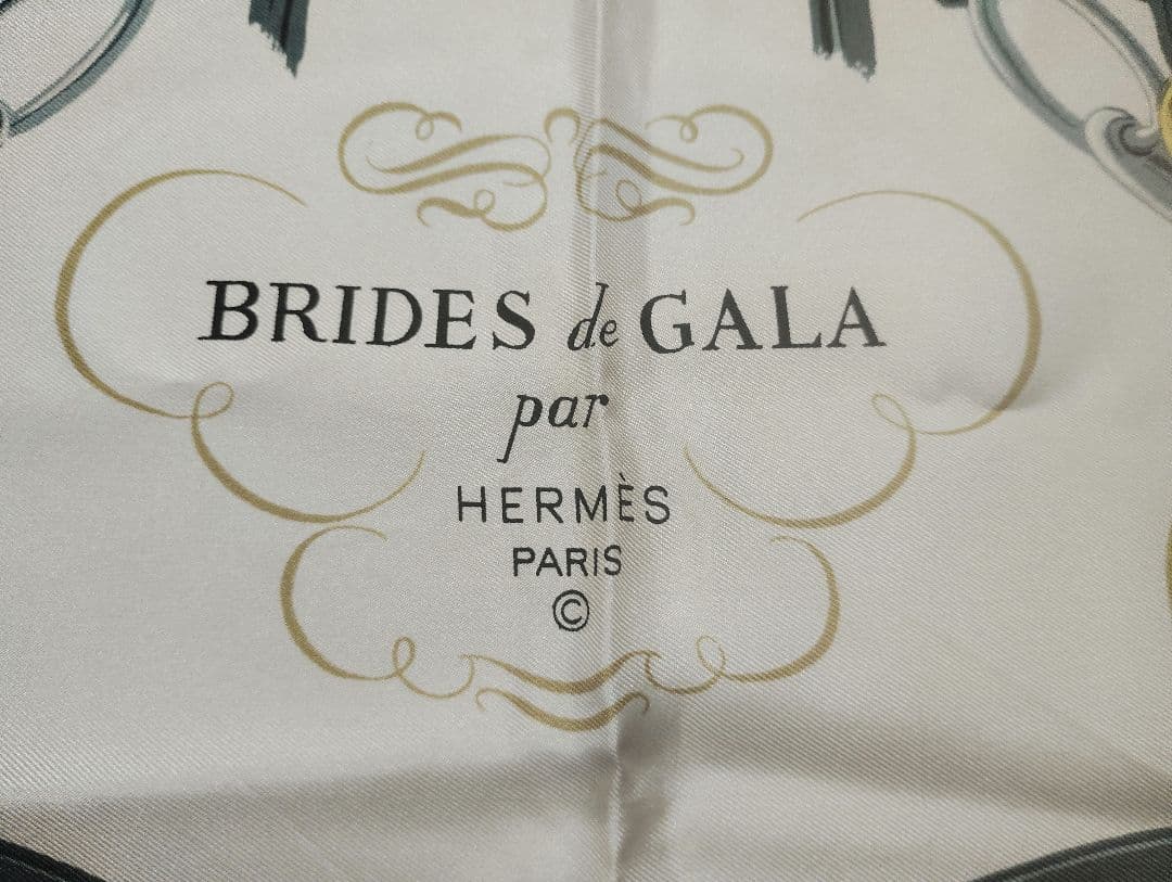 HERMES エルメス カレ90 スカーフ タグ有り