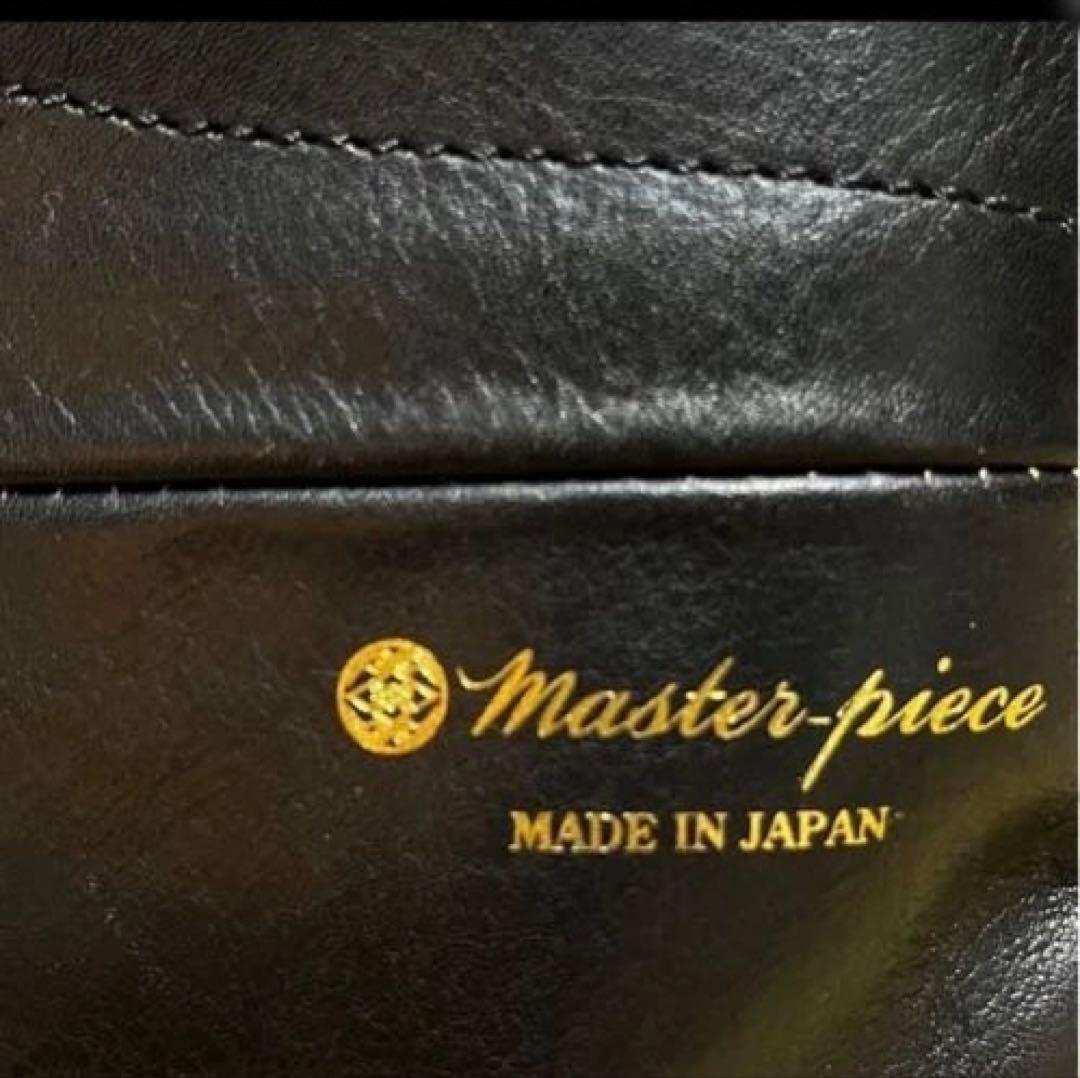 美品　マスターピースmaster-piece ボディバッグ 黒 日本製