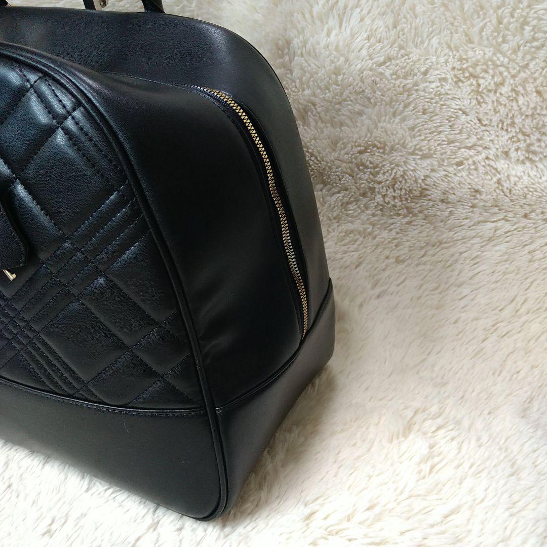 リップサービス ブラック キルティング ボストンバッグ 2024 人気カラー