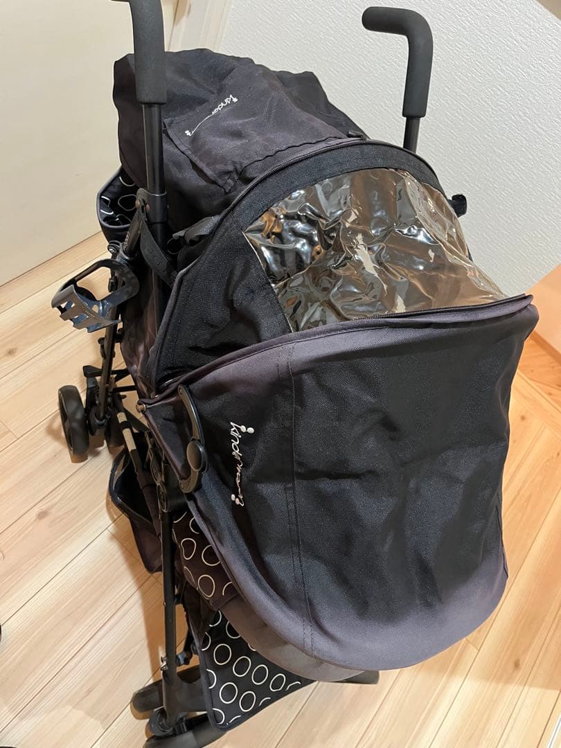 2人乗りベビーカー　キンダーワゴン　DUOシティHOP 折りたたみ可