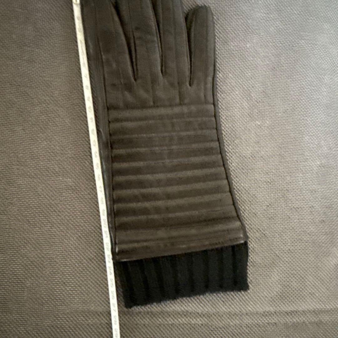 【美品】PRADA 羊革メンズ用 手袋 ブラック