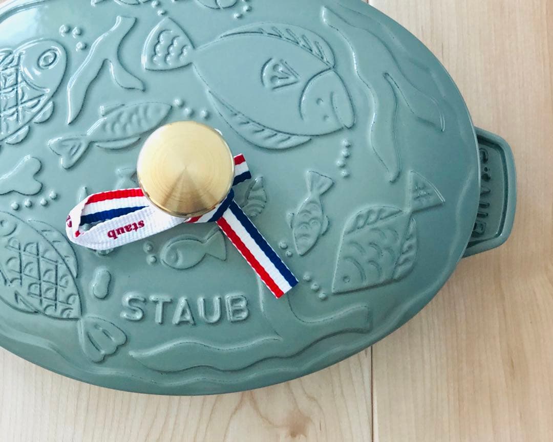 STAUB×minä perhonen　ホットプレート　オーシャン　オーバル