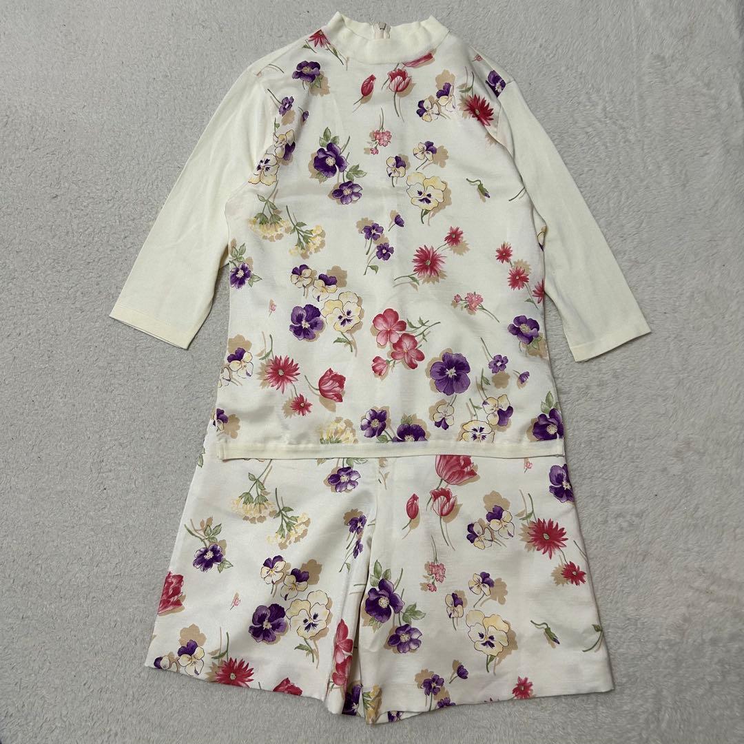 バーバリーゴルフ　ボタニカル　花柄　ウェア　セットアップ