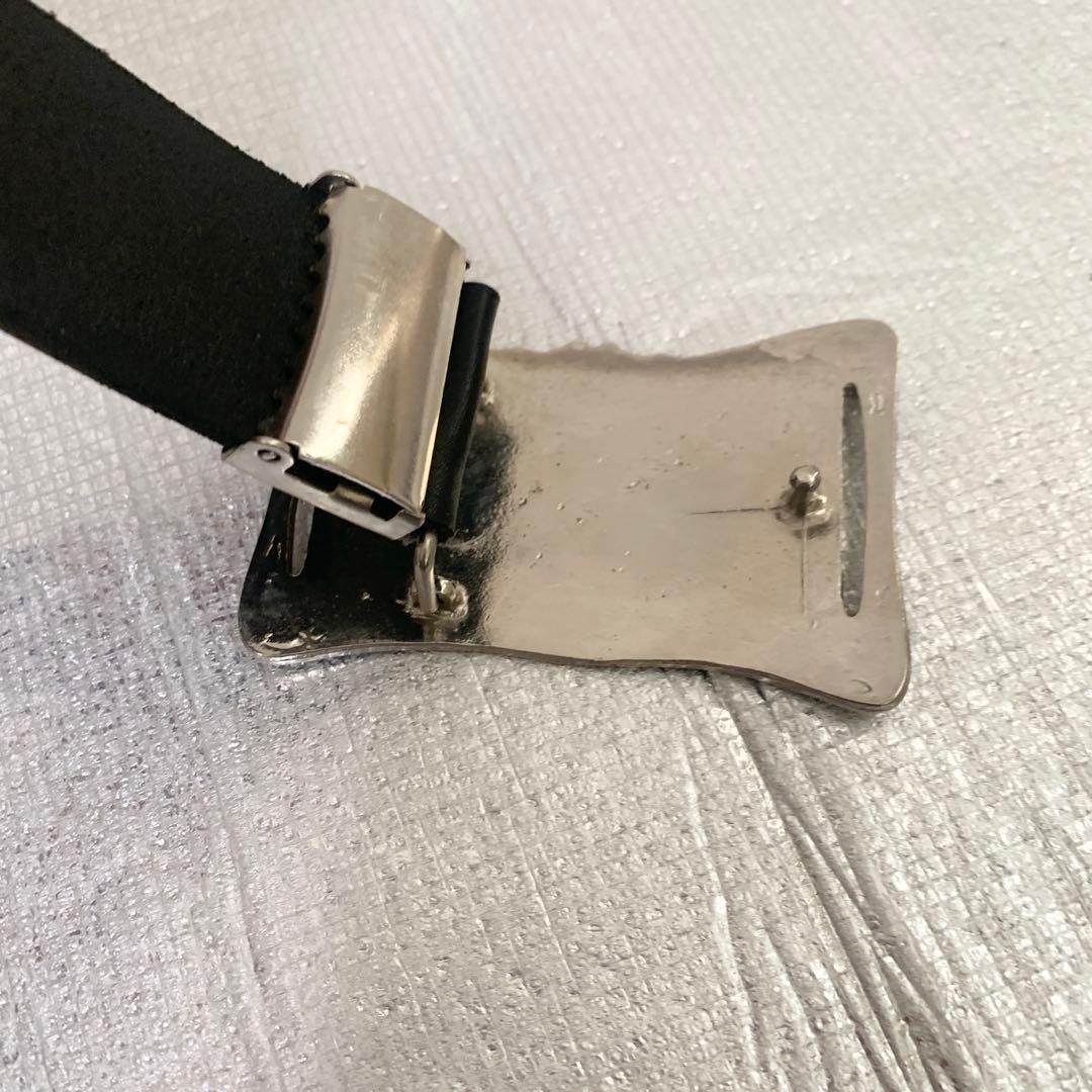 希少　ドルチェ&ガッバーナ ベルト D&G デカロゴ アゲハ蝶　ブラック