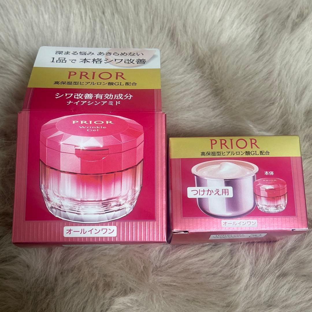 プリオール　薬用　リンクル美コルセットゲルn 本体90g×1　付替え用90g×1