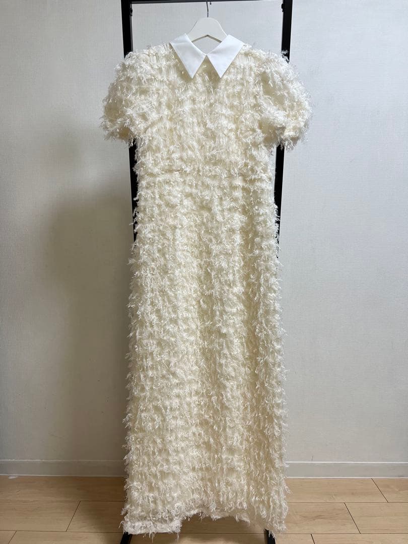 Acka lame fringe puff dress すだ明日発送￼