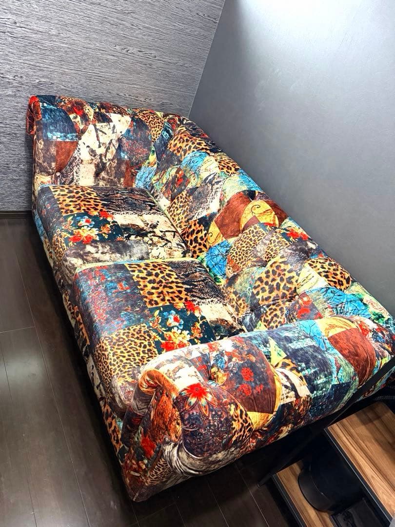 パッチワークデザイン ソファ