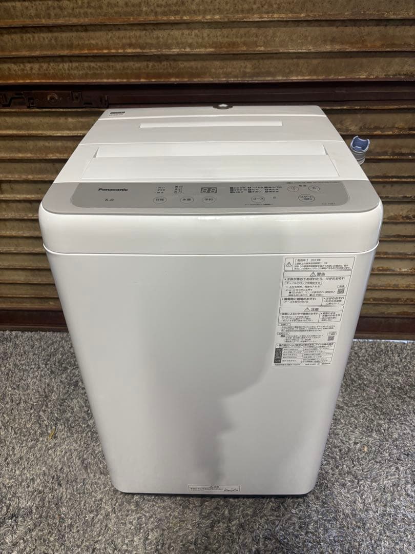 パナソニック 洗濯機 6.0kg NA-F6B1 2023年製