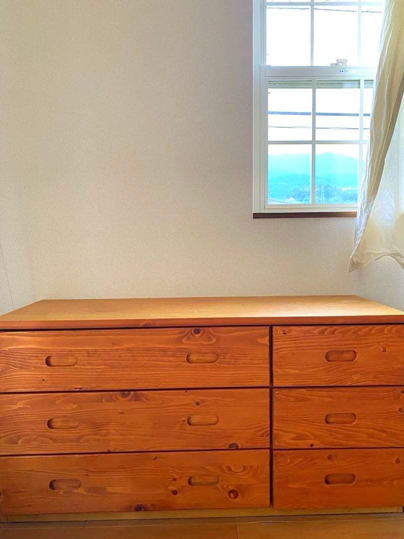 kurashino パイン無垢材　ローチェスト