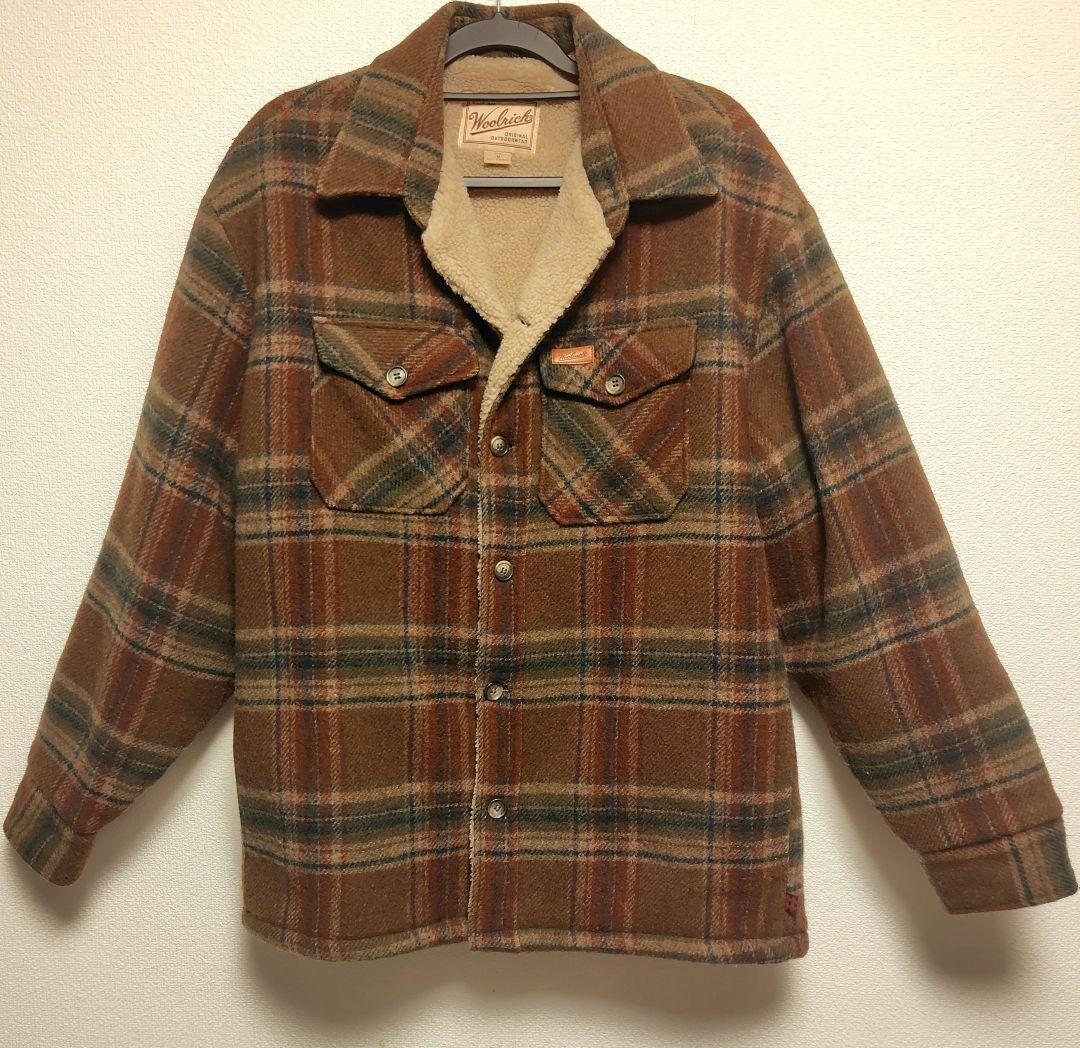ウールリッチ 裏ボア チェックジャケット