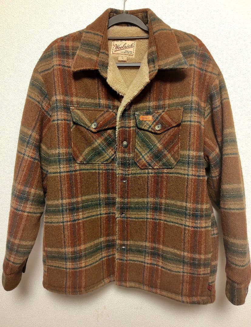 ウールリッチ 裏ボア チェックジャケット