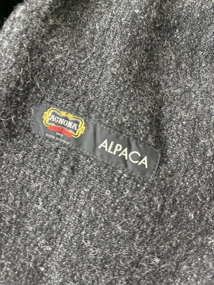 agnona アルパカ　ベルテッドコート　アニオナ