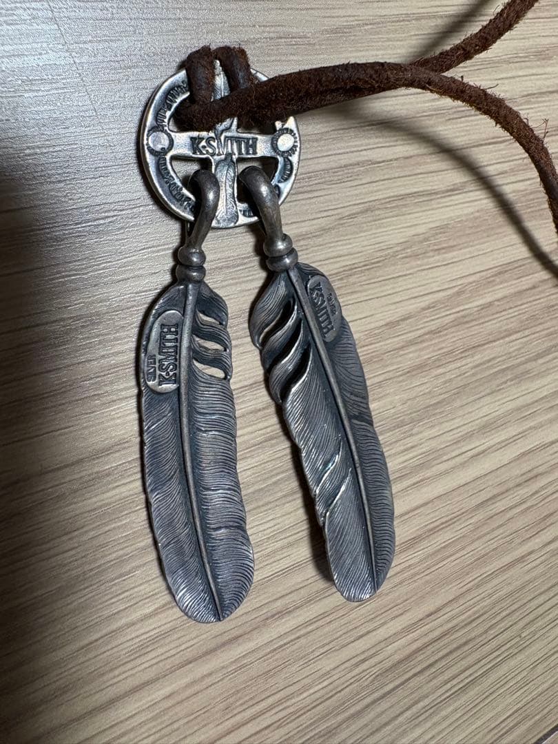 年末セール⭐︎25000円→20000円K SMITH フェザー　ネックレス