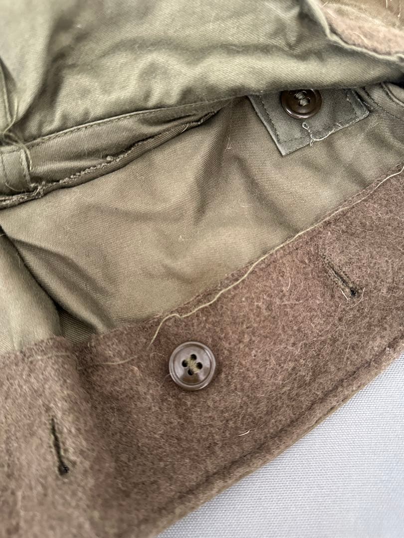 M-51 モッズコート用フード　白ラベル