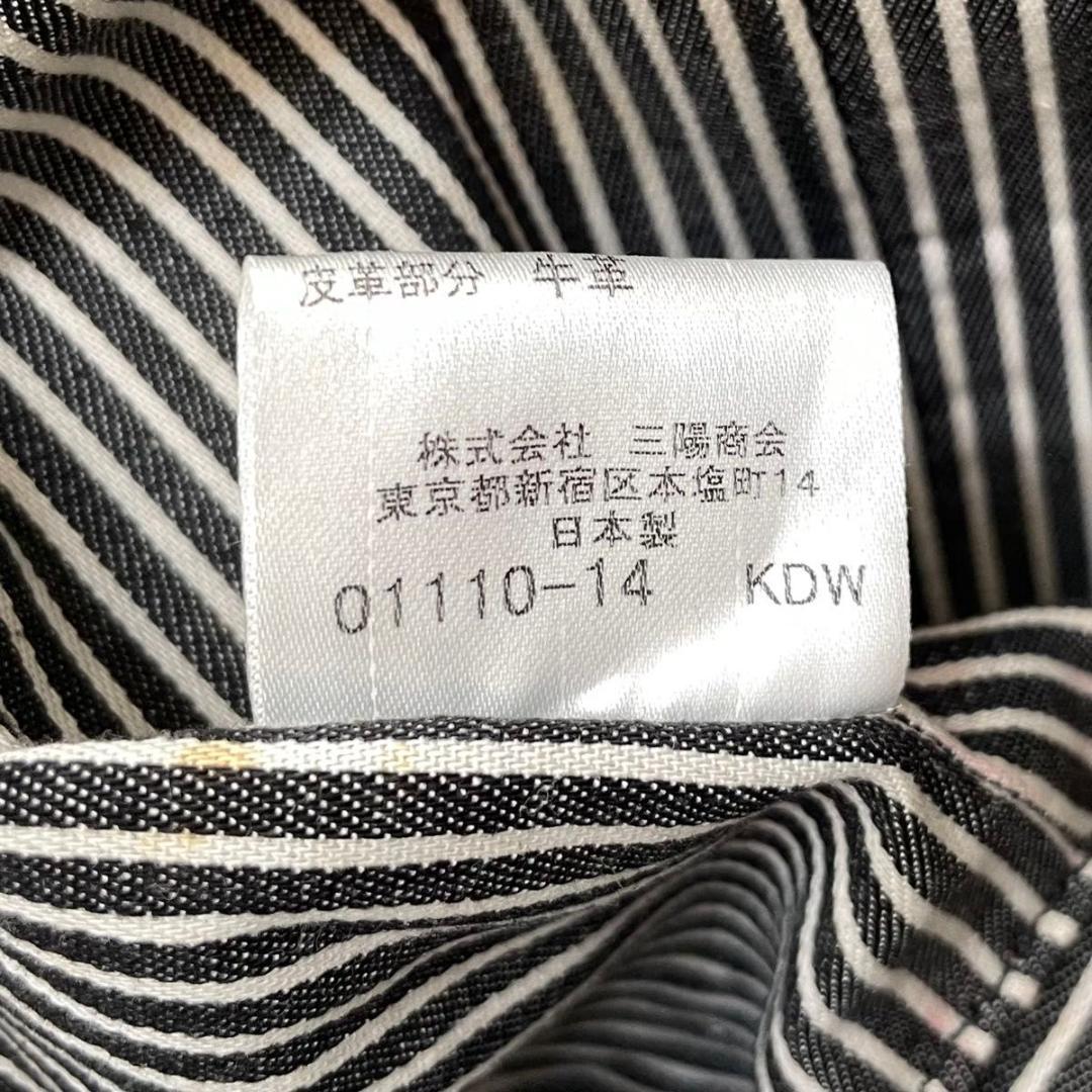 BURBERRY BLUE LABEL トート ホースロゴ　キャンバスレザー