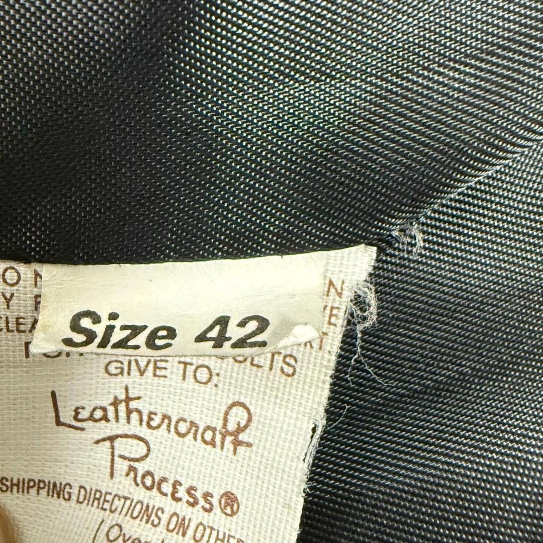 米国製42⭐️Schott ショット 641ST シングルライダース レザー 黒