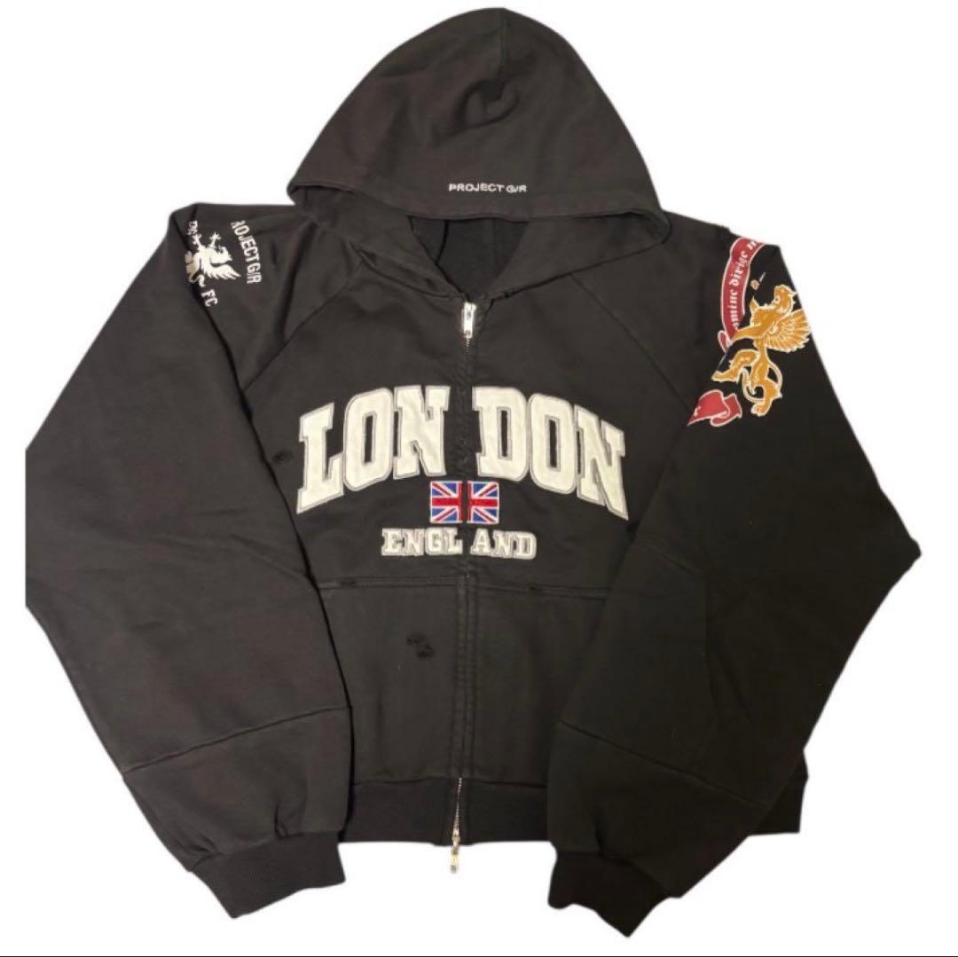 PROJECT G/R ジップパーカー フーディー プロジェクトgr 2