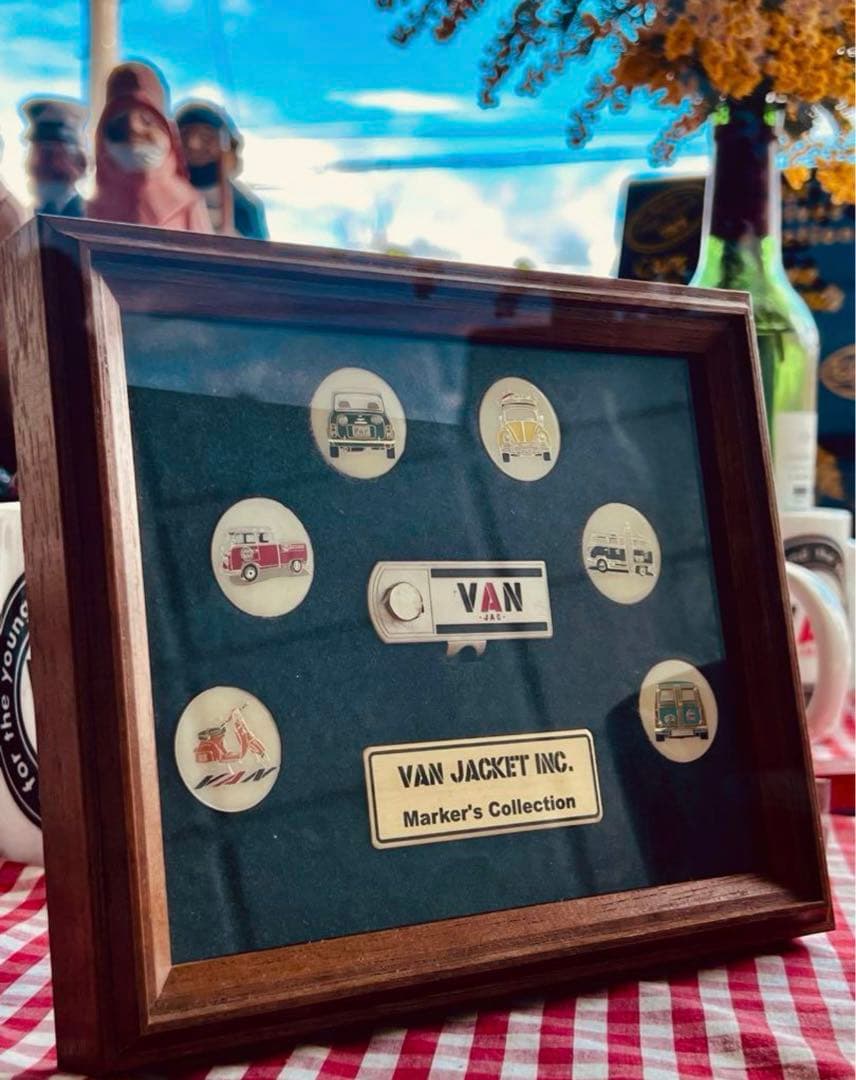 VANヂャケットゴルフ、マーカーコレクション6点セット額装大変貴重！