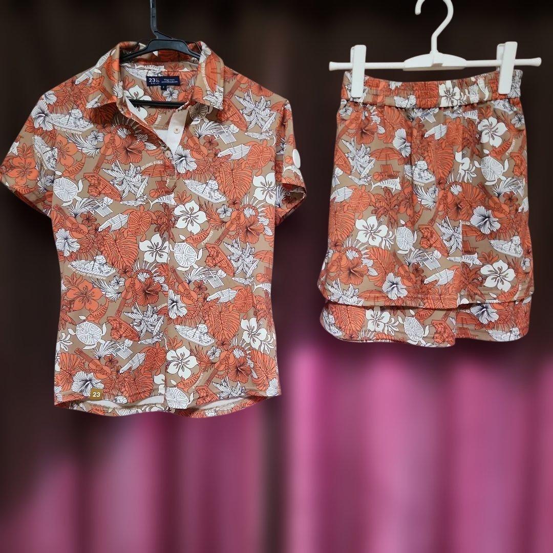 23区 ゴルフ ポロシャツ 上下セット S XS