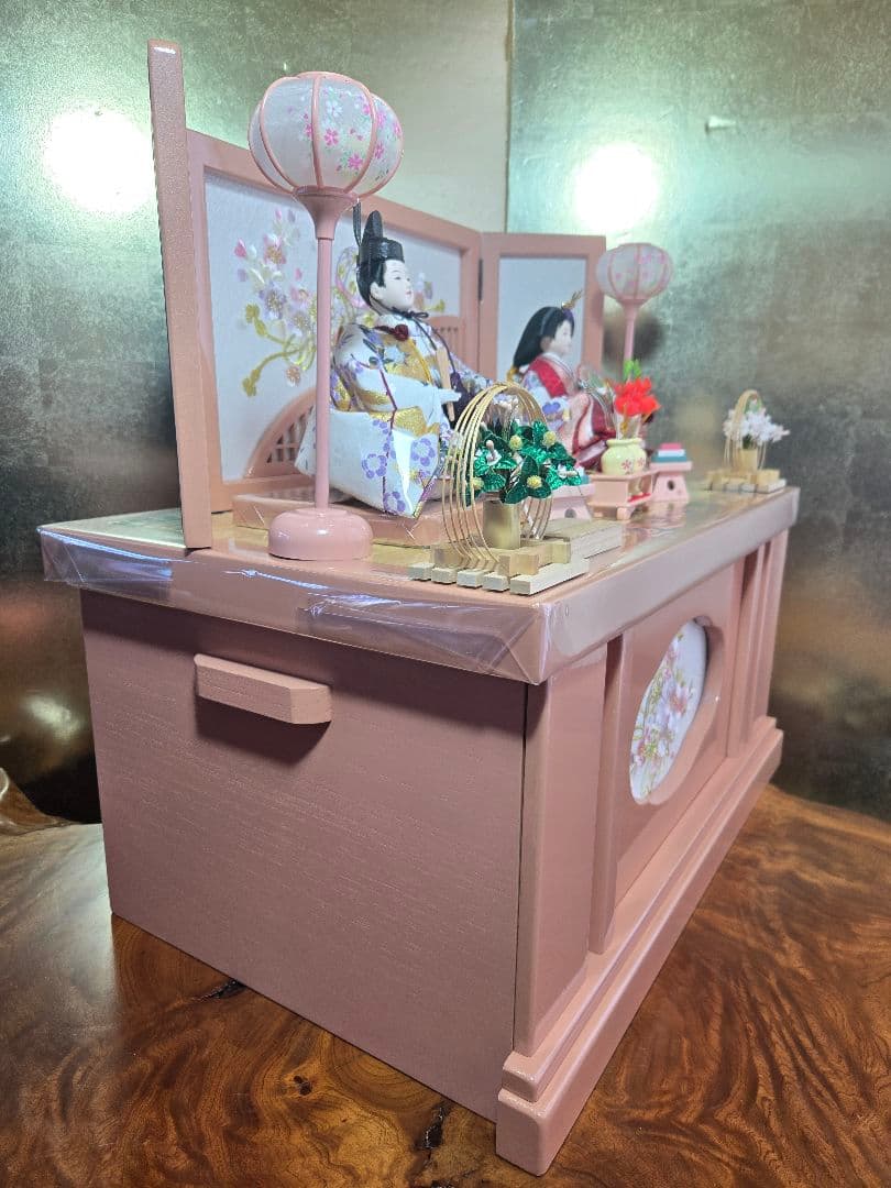 【一点限り】雛人形 収納飾り 　HS31