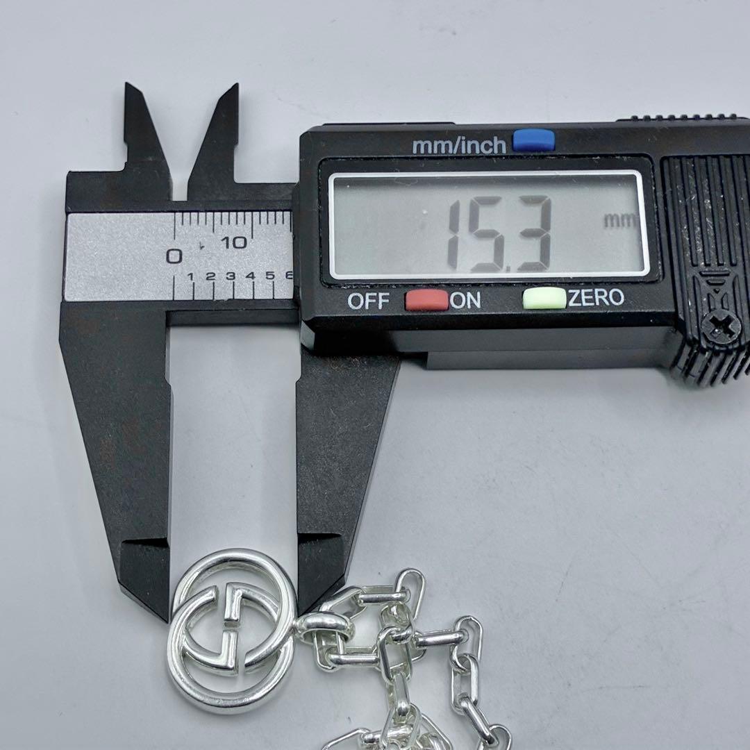 GUCCI グッチ インターロッキングG ネックレス シルバー925 美品