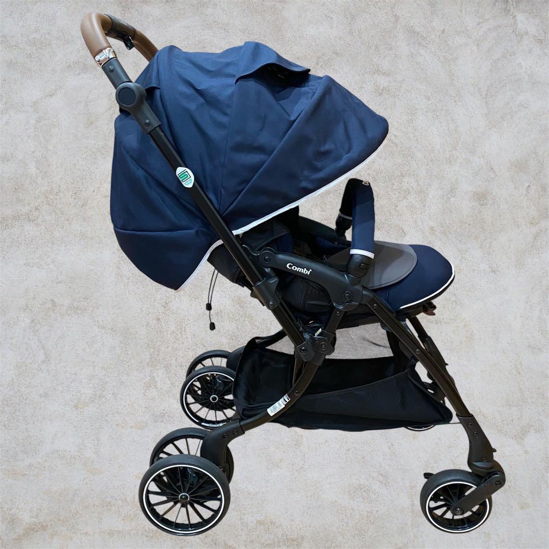 美品✨Combi スゴカルSwitch エッグショックAN クリアネイビー