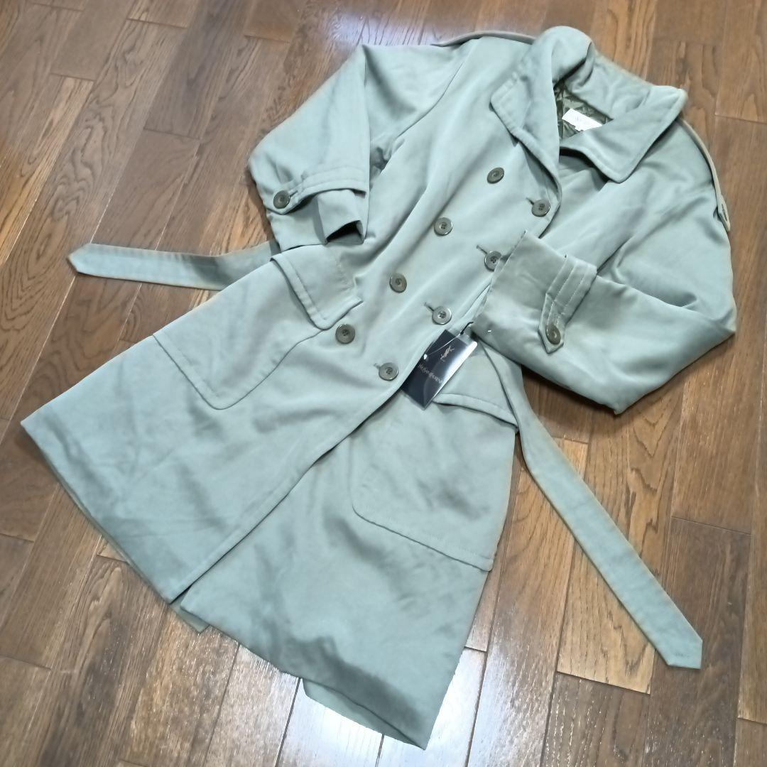 新品タグ付 90’YvesSaint Laurentコート 定価12万円 訳あり