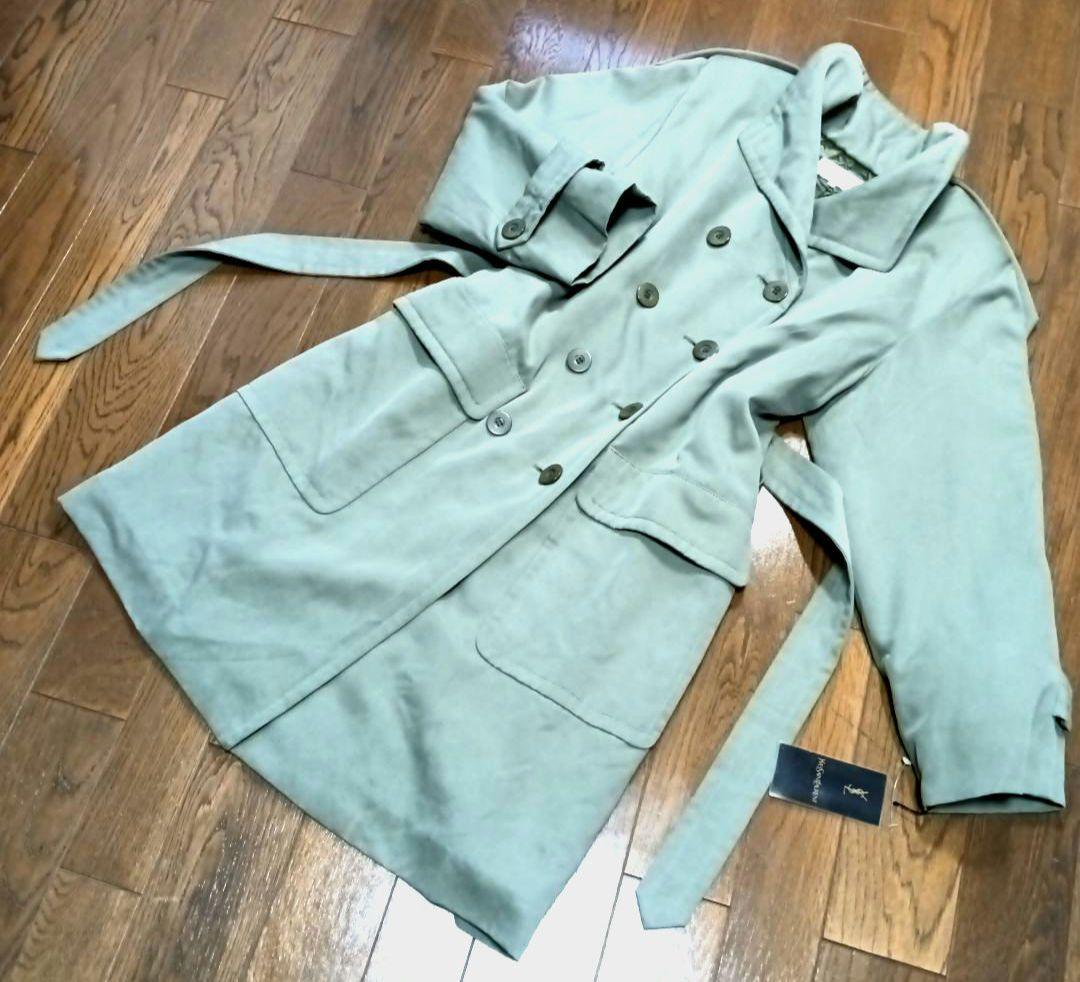 新品タグ付 90’YvesSaint Laurentコート 定価12万円 訳あり