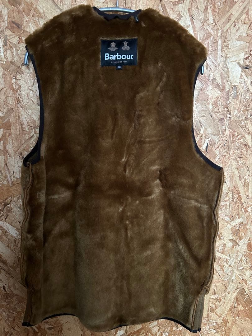 barbour ウォームパイル アクリルファーライナー