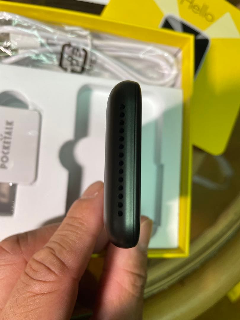 【美品】翻訳機POCKETALKポケトークS グローバル通信 ユーザー登録済
