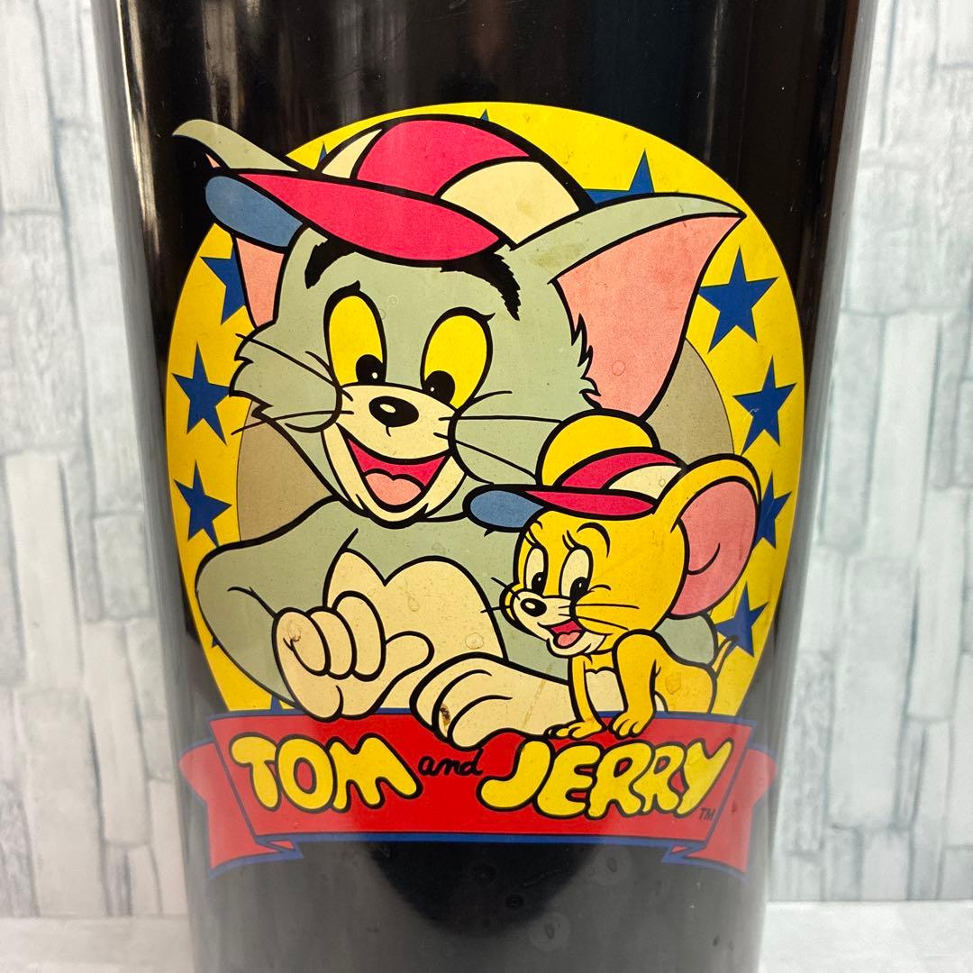 トムとジェリー 1983 ブリキ ダストボックス ゴミ箱 昭和 初期 レトロ