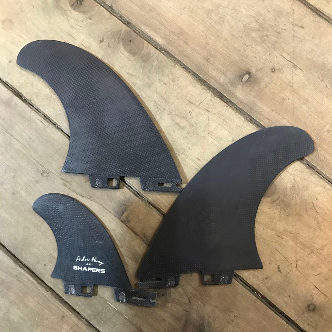 Shapers フィンセット 3ピース ブラック