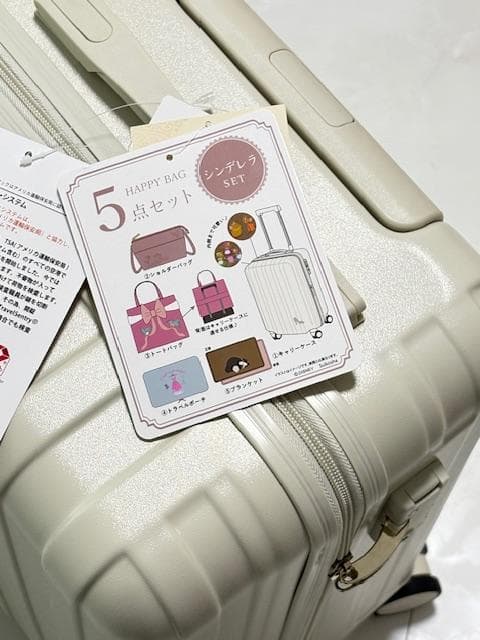 ★値下げ！【新品未開封】 ディズニー シンデレラ キャリーケース付き５点セット