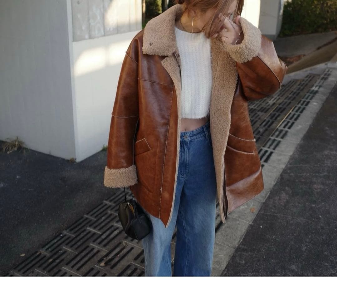 ジャケット・アウター AMERI UND REVERSIBLE BONDING JACKET