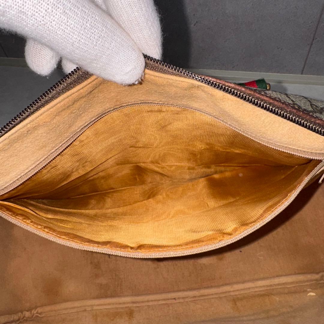 GUCCI オールドグッチ ミニボストンバッグ シェリーライン GGスプリーム