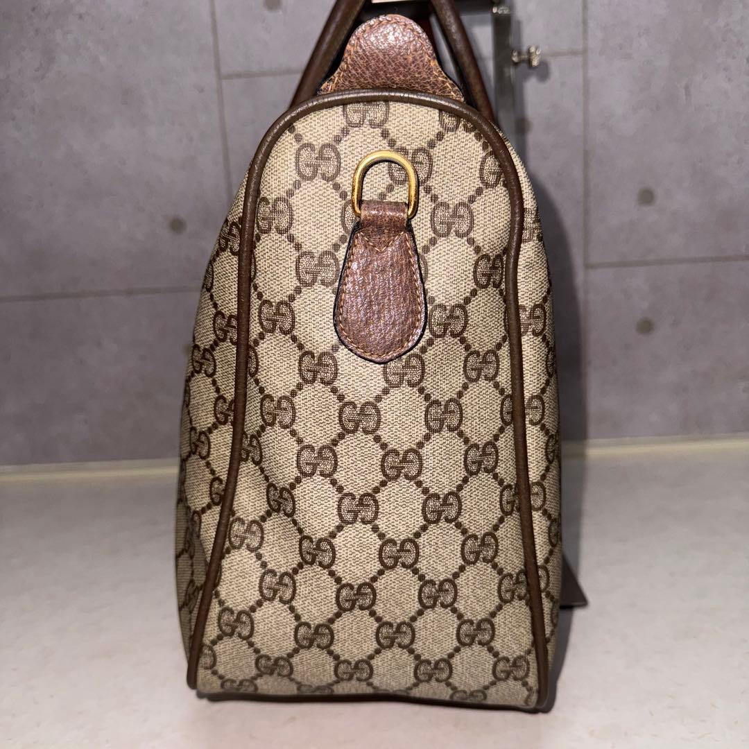 GUCCI オールドグッチ ミニボストンバッグ シェリーライン GGスプリーム
