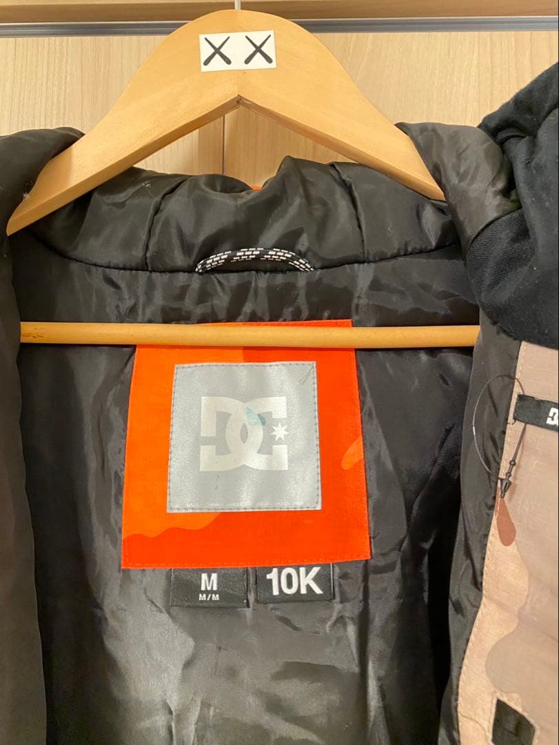 DC スノーボードジャケット オレンジ迷彩