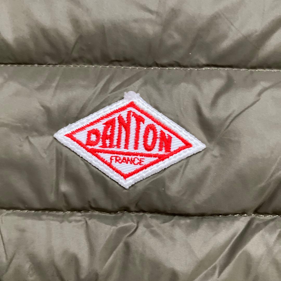 専用。DANTON ダントン インナーダウン ロングコート オリーブ34