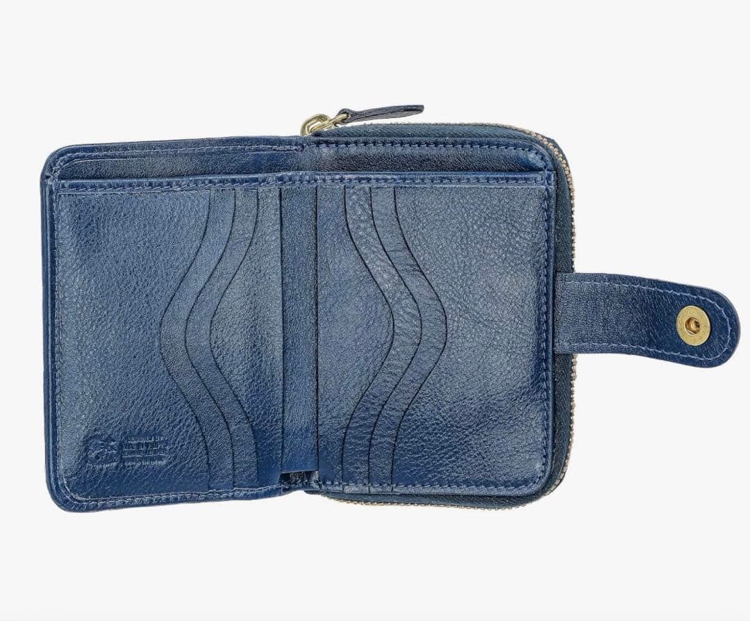 新品未使用　イルビゾンテ　二つ折り財布　ラウンドファスナー　IL BISONTE