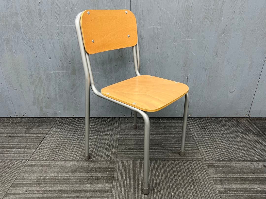 1734◆格安配送地域あり◆チトセ製◆学童机・椅子3組(旧JIS1号)学校学習塾