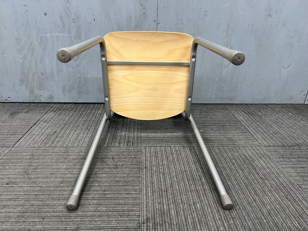 1734◆格安配送地域あり◆チトセ製◆学童机・椅子3組(旧JIS1号)学校学習塾