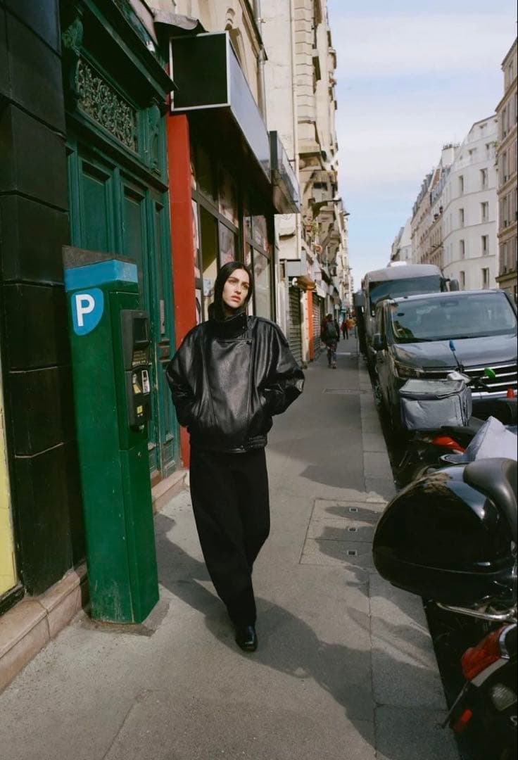 【希少完売モデル】ZARA フェイクレザージャケット